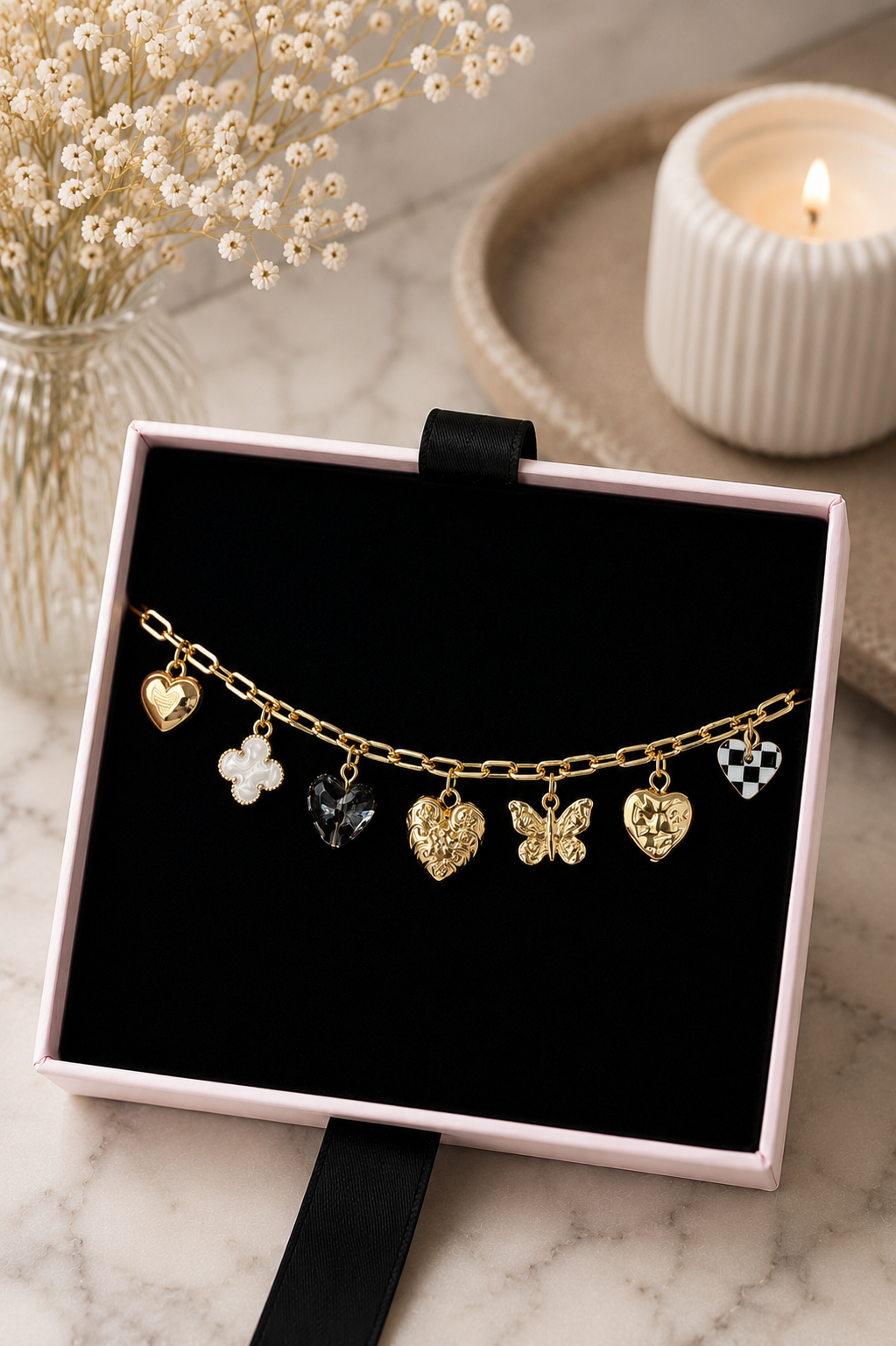 * Limited Collection * Surprise Gold Charm Necklace Edit